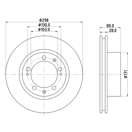 8DD 355 103-461 - Brake Disc 