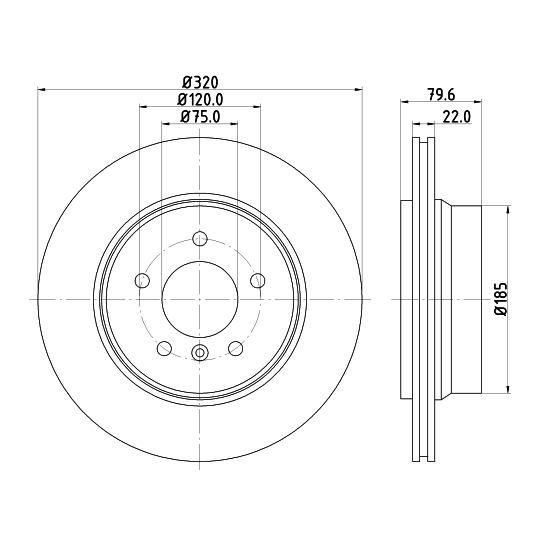 8DD 355 112-251 - Brake Disc 