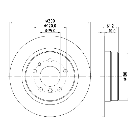 8DD 355 101-731 - Brake Disc 