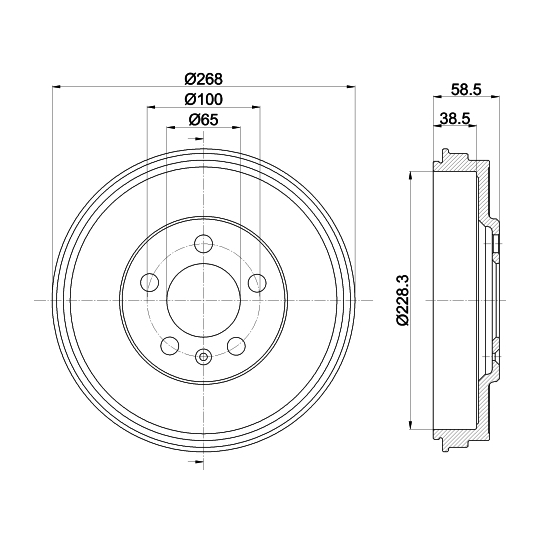 8DT 355 303-181 - Jarrurumpu 