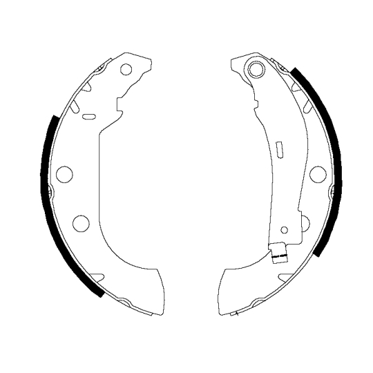 8DB 355 002-381 - Bromsbackar, sats 