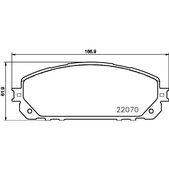 8DB 355 023-391 - Brake Pad Set, disc brake 