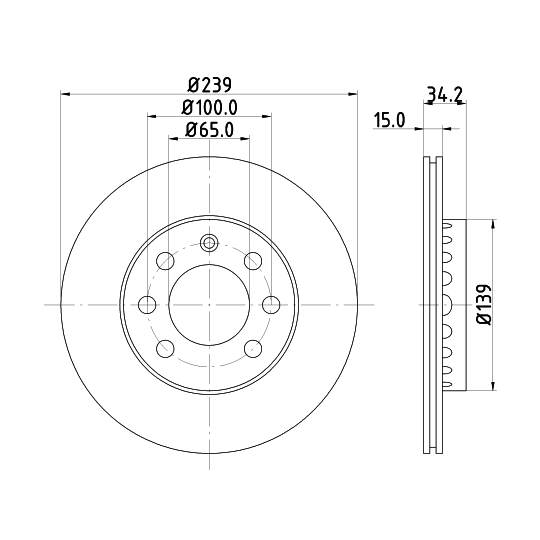 8DD 355 107-581 - Brake Disc 