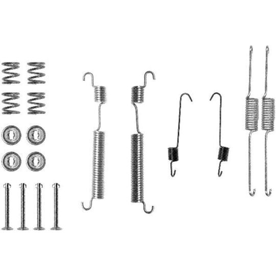 8DZ 355 200-691 - Lisakomplekt, Piduriklotsid 