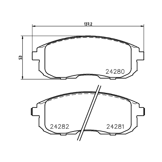 8DB 355 012-901 - Piduriklotsi komplekt,ketaspidur 