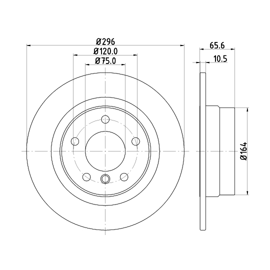 8DD 355 111-301 - Brake Disc 