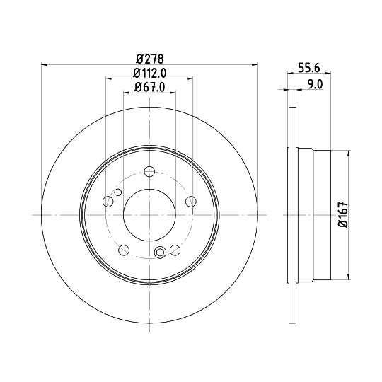 8DD 355 101-011 - Brake Disc 