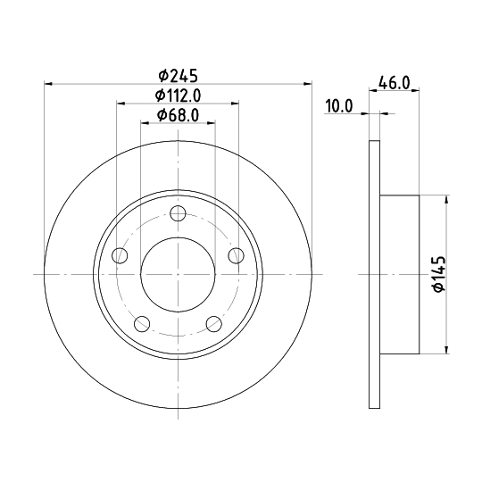 8DD 355 101-381 - Brake Disc 