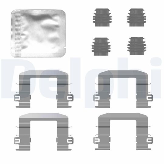 LX0780 - Accessory Kit, disc brake pad 