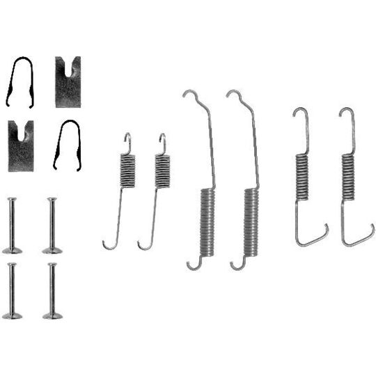 8DZ 355 200-491 - Lisakomplekt, Piduriklotsid 