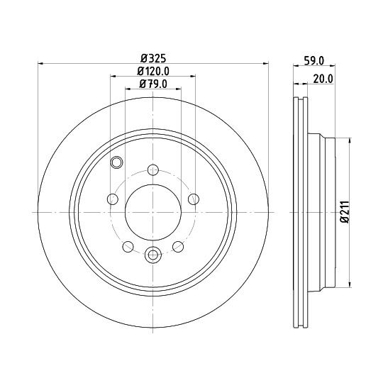 8DD 355 118-771 - Brake Disc 