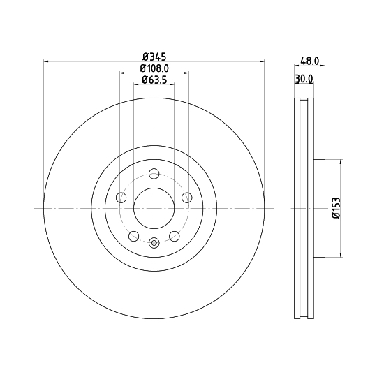 8DD 355 126-371 - Brake Disc 