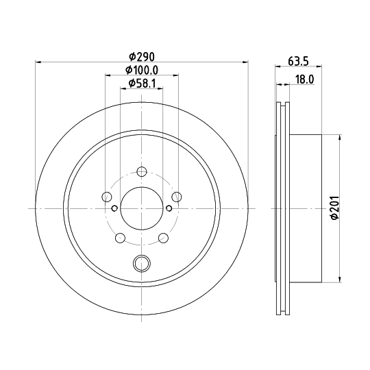 8DD 355 122-281 - Brake Disc 