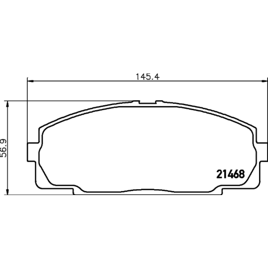 8DB 355 016-921 - Piduriklotsi komplekt,ketaspidur 