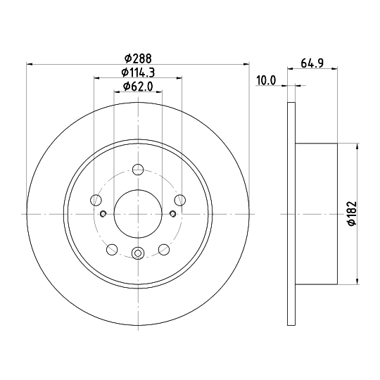 8DD 355 109-051 - Brake Disc 