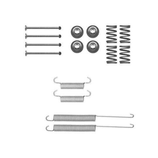 8DZ 355 205-411 - Tillbehörssats, bromsbackar 