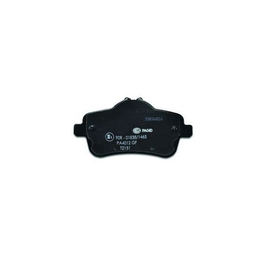 8DB 355 019-741 - Brake Pad Set, disc brake 