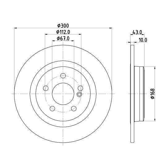 8DD 355 122-871 - Brake Disc 