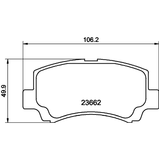 8DB 355 009-681 - Brake Pad Set, disc brake 