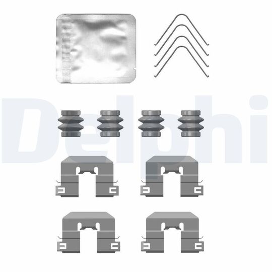 LX0764 - Accessory Kit, disc brake pad 