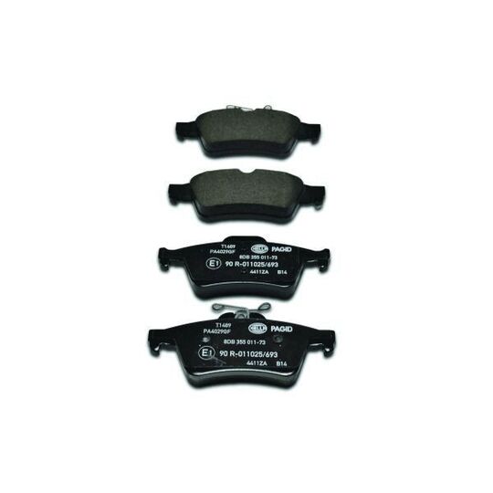 8DB 355 011-731 - Brake Pad Set, disc brake 