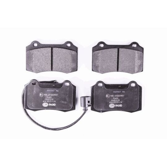 8DB 355 011-741 - Brake Pad Set, disc brake 