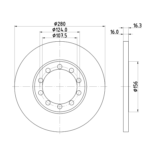 8DD 355 113-291 - Brake Disc 