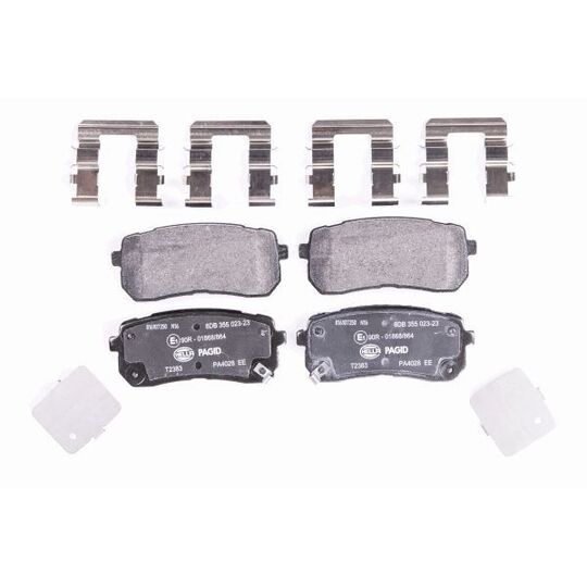 8DB 355 023-231 - Brake Pad Set, disc brake 