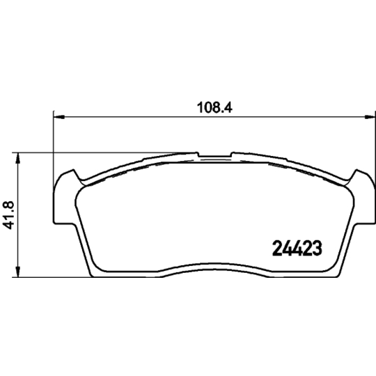 8DB 355 015-731 - Piduriklotsi komplekt,ketaspidur 