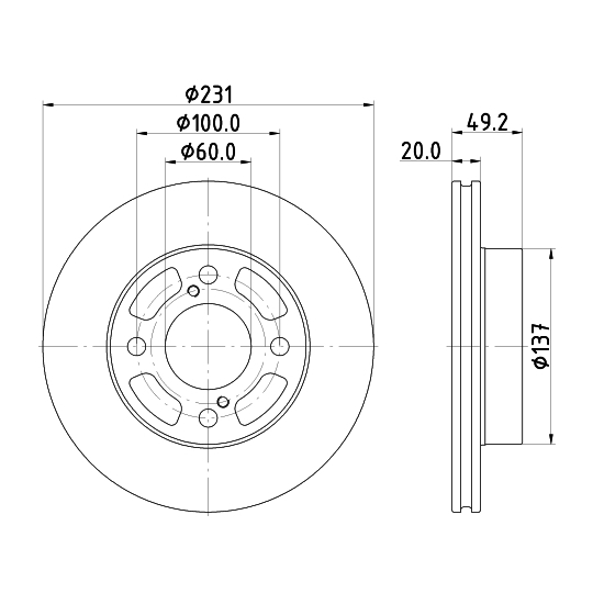 8DD 355 132-941 - Brake Disc 