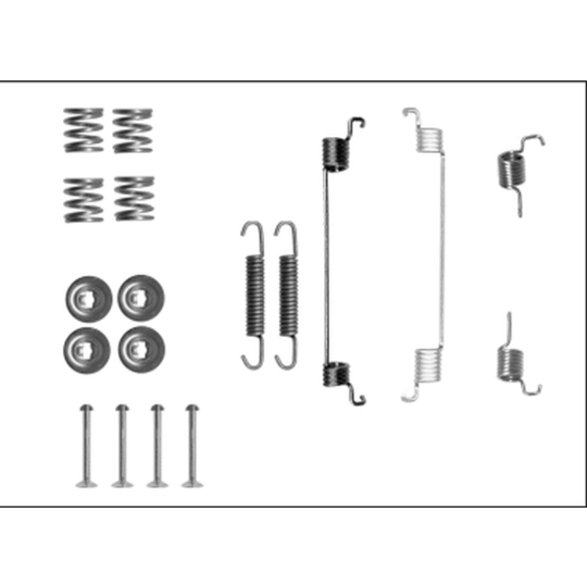 8DZ 355 205-831 - Accessory Kit, brake shoes 