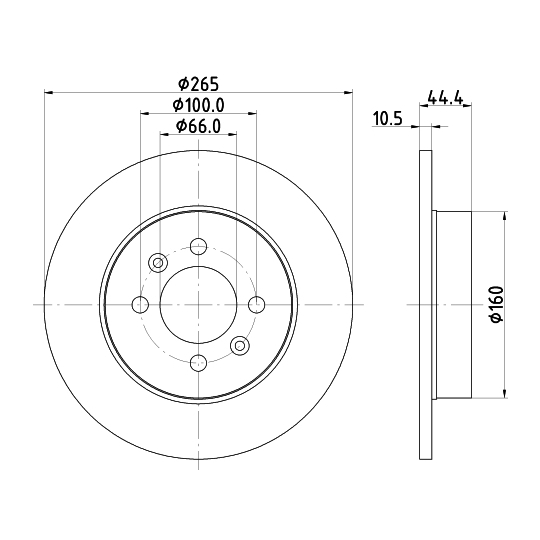 8DD 355 103-511 - Brake Disc 