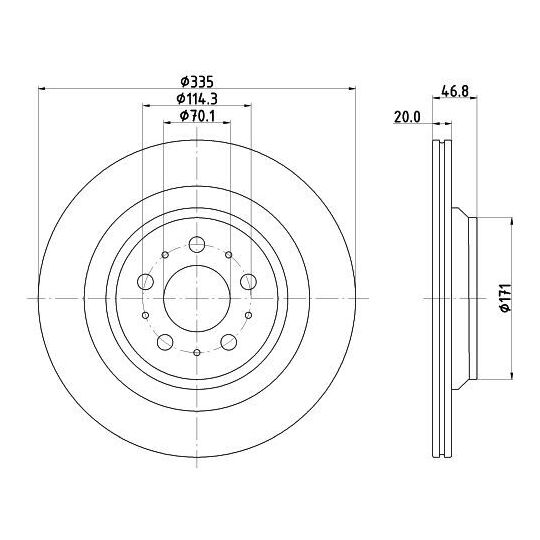 8DD 355 134-951 - Brake Disc 