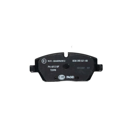 8DB 355 021-881 - Brake Pad Set, disc brake 