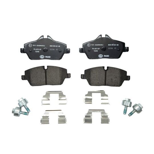 8DB 355 021-881 - Brake Pad Set, disc brake 