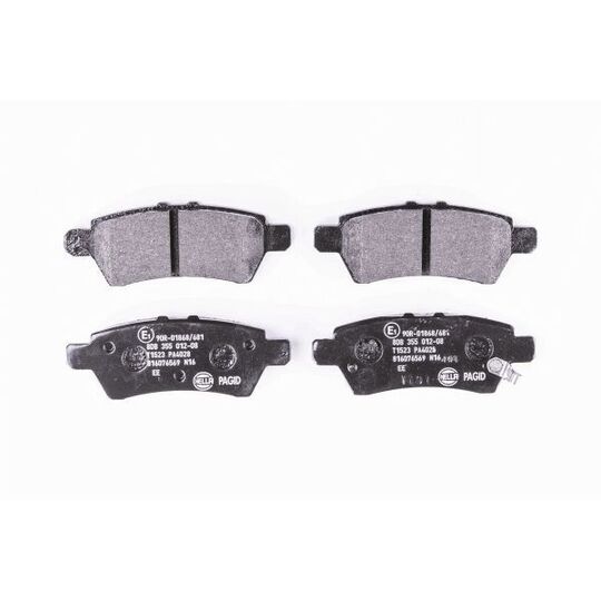 8DB 355 012-081 - Brake Pad Set, disc brake 