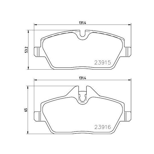 8DB 355 021-881 - Brake Pad Set, disc brake 