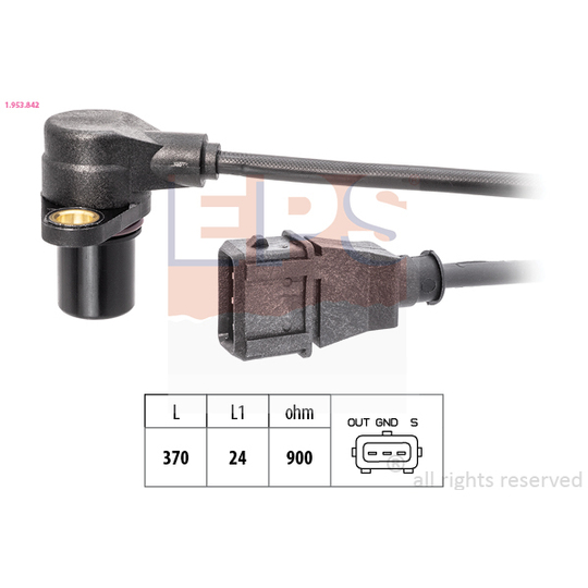 1.953.842 - Sensor, crankshaft pulse 