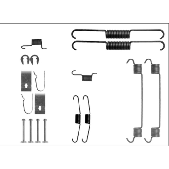 8DZ 355 205-881 - Accessory Kit, brake shoes 