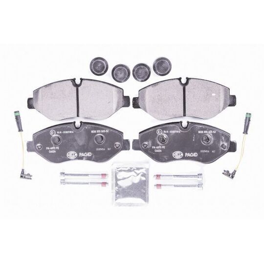 8DB 355 005-521 - Brake Pad Set, disc brake 