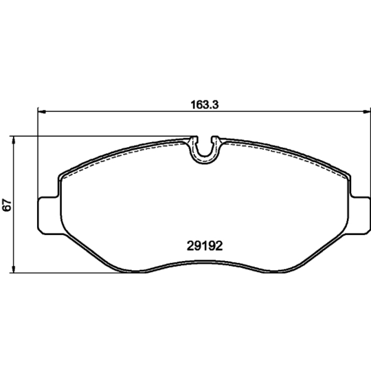 8DB 355 005-521 - Brake Pad Set, disc brake 