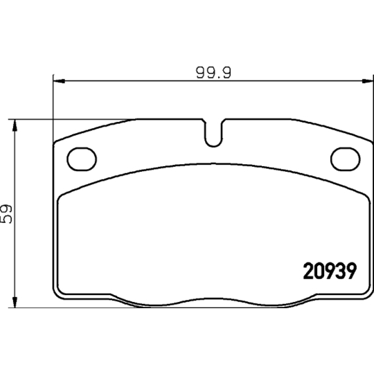 8DB 355 007-251 - Piduriklotsi komplekt,ketaspidur 