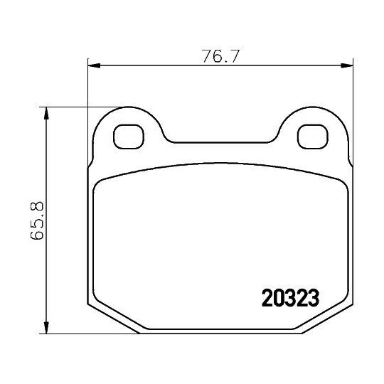 8DB 355 009-061 - Piduriklotsi komplekt,ketaspidur 