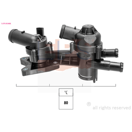 1.879.954KK - Thermostat, coolant 