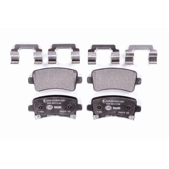 8DB 355 012-991 - Brake Pad Set, disc brake 