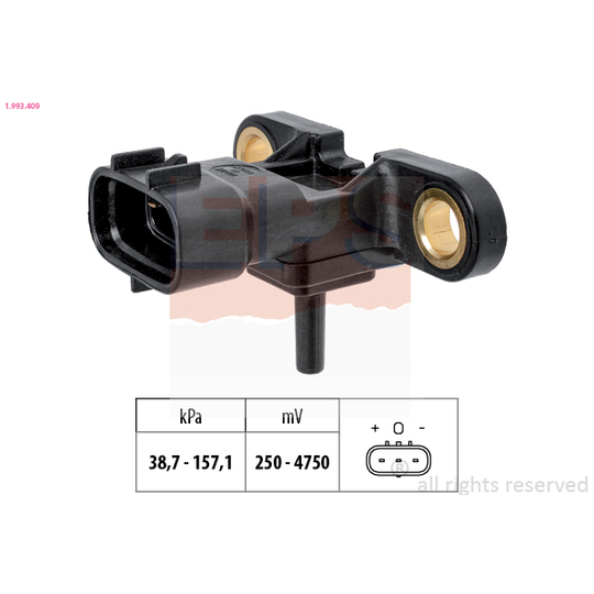 1.993.409 - Sensor, boost pressure 