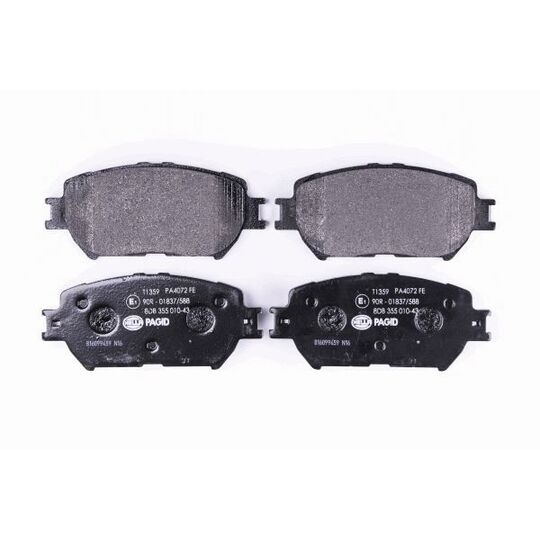 8DB 355 010-431 - Brake Pad Set, disc brake 