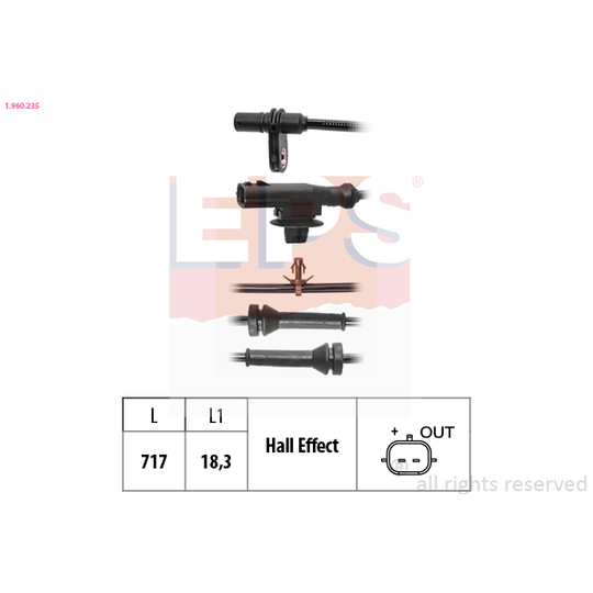 1.960.235 - ABS-anturi 