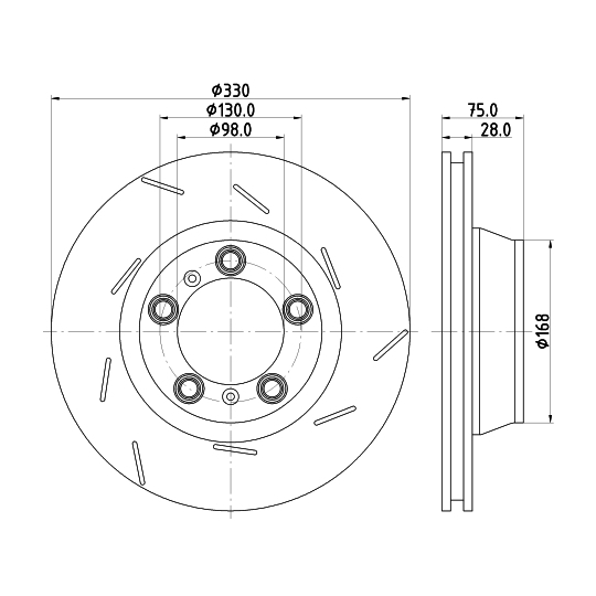 8DD 355 133-601 - Brake Disc 