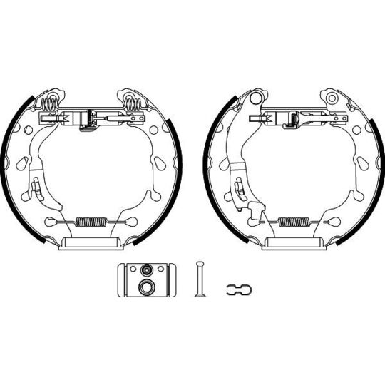 8DB 355 022-501 - Piduriklotside komplekt 